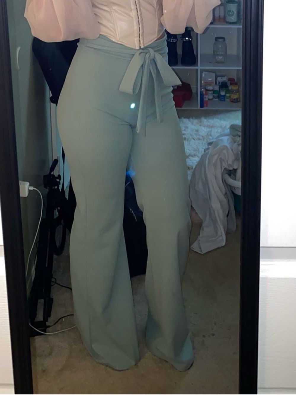 Blue dress pants